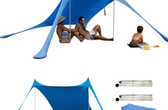 אוהל חוף מתקפל נייד